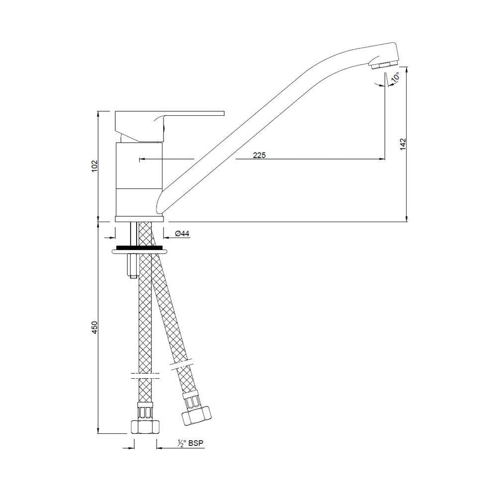 Single Lever Sink Mixer