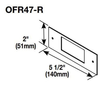 Legrand OFR Series Overfloor Raceway Decorator Device Plate Qatar