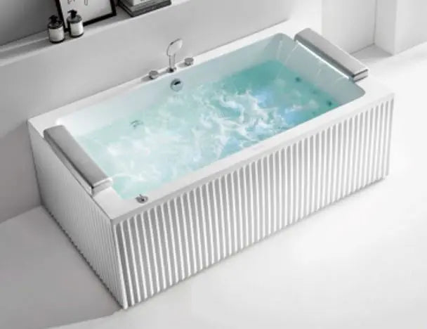 MASSAGE BATHTUB-YC-2086-1850*850*460-Glossy White (with drainage)