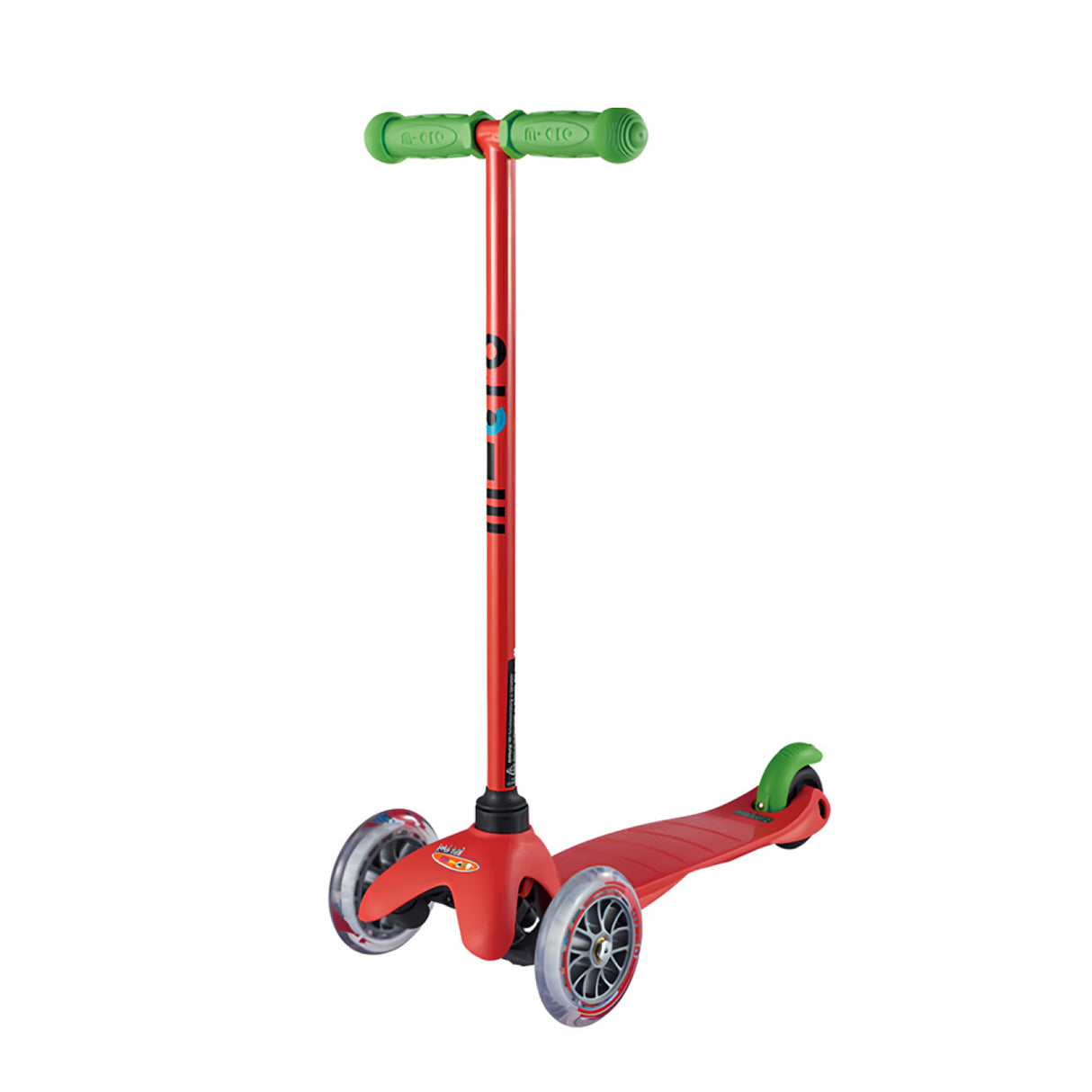 Mini Micro Red with Red T-Bar LED MM0332 Scooter