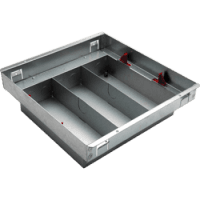 MK Underfloor Service Outlet Basic Box Without Lid (250x250x60mm) Qatar