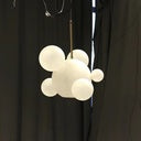 MLA1172-6 Hanging Ball Lights Glass D570*H750mm Gold Steel