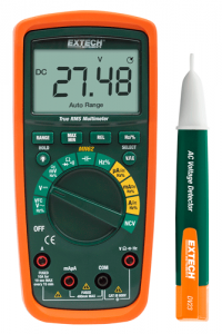 Extech MN62-K True RMS Multimeter with AC Voltage Detector Kit QATAR