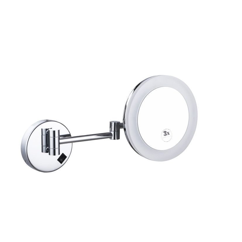 مرآة بإضاءة LED