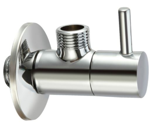 Angle Valve Handle+Brass Body Chrome