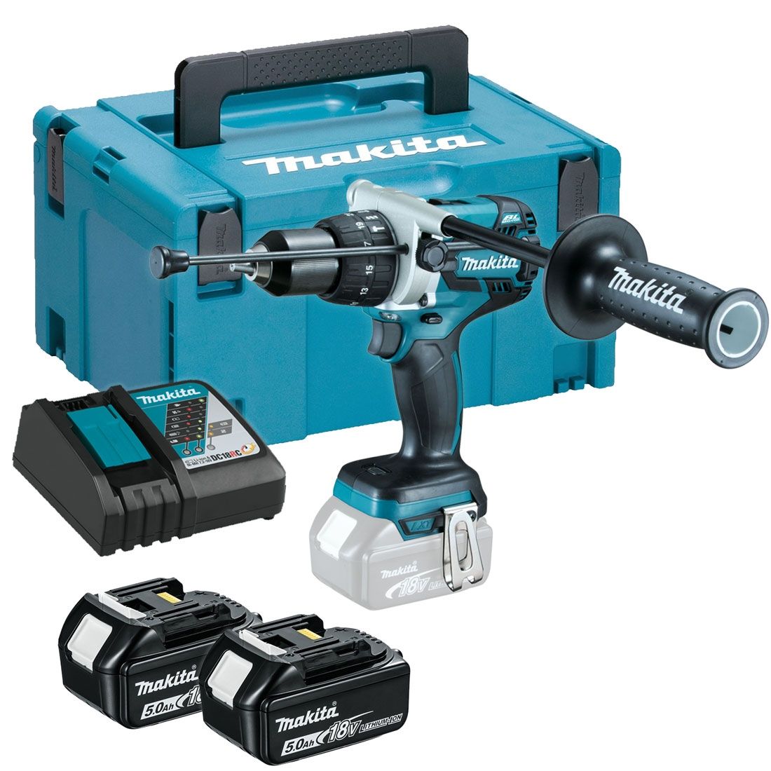 Makita Cordless Hammer Driver Drill (bl)