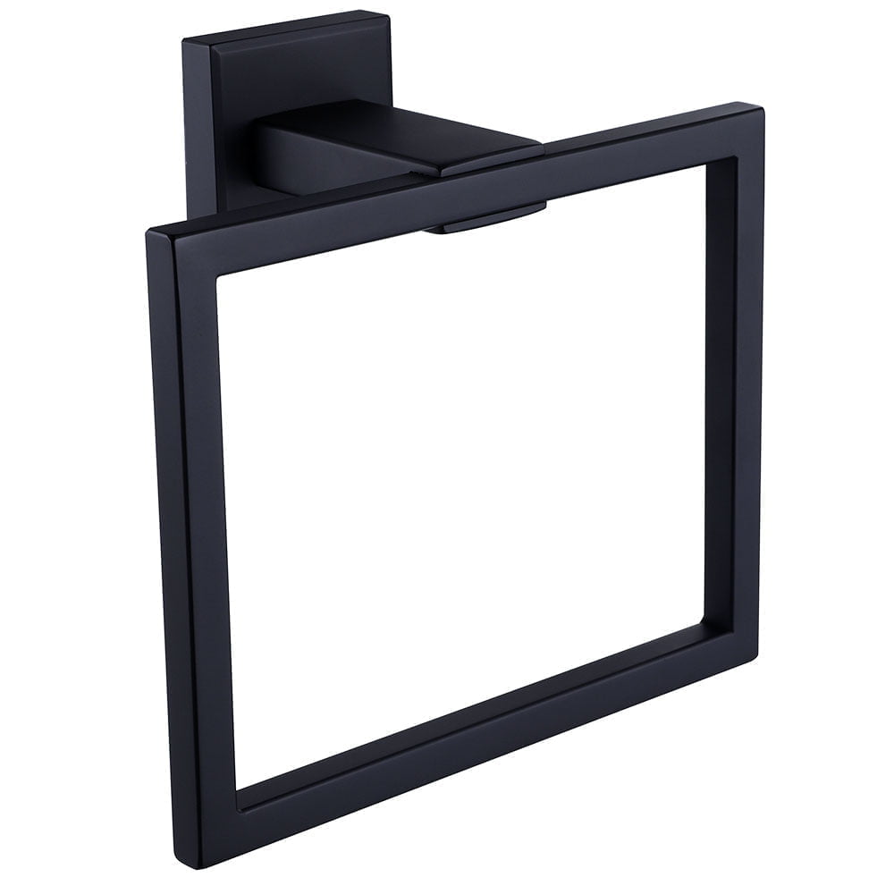 Towel Ring Matt Black