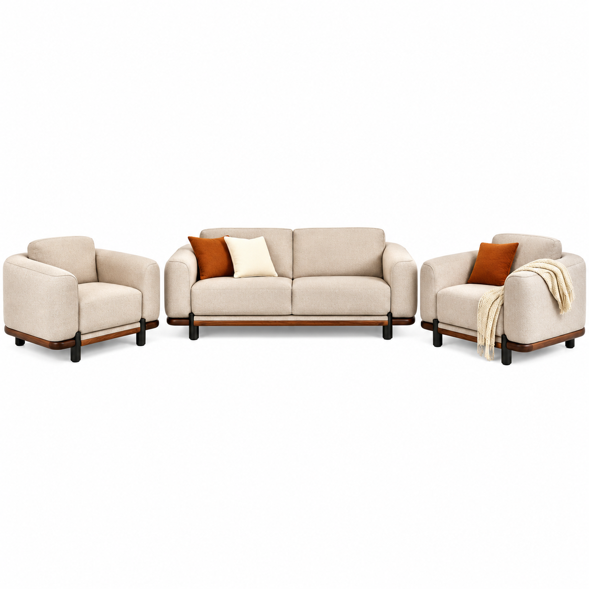 Alex Single-Seater Fabric Sofa – 1955/04