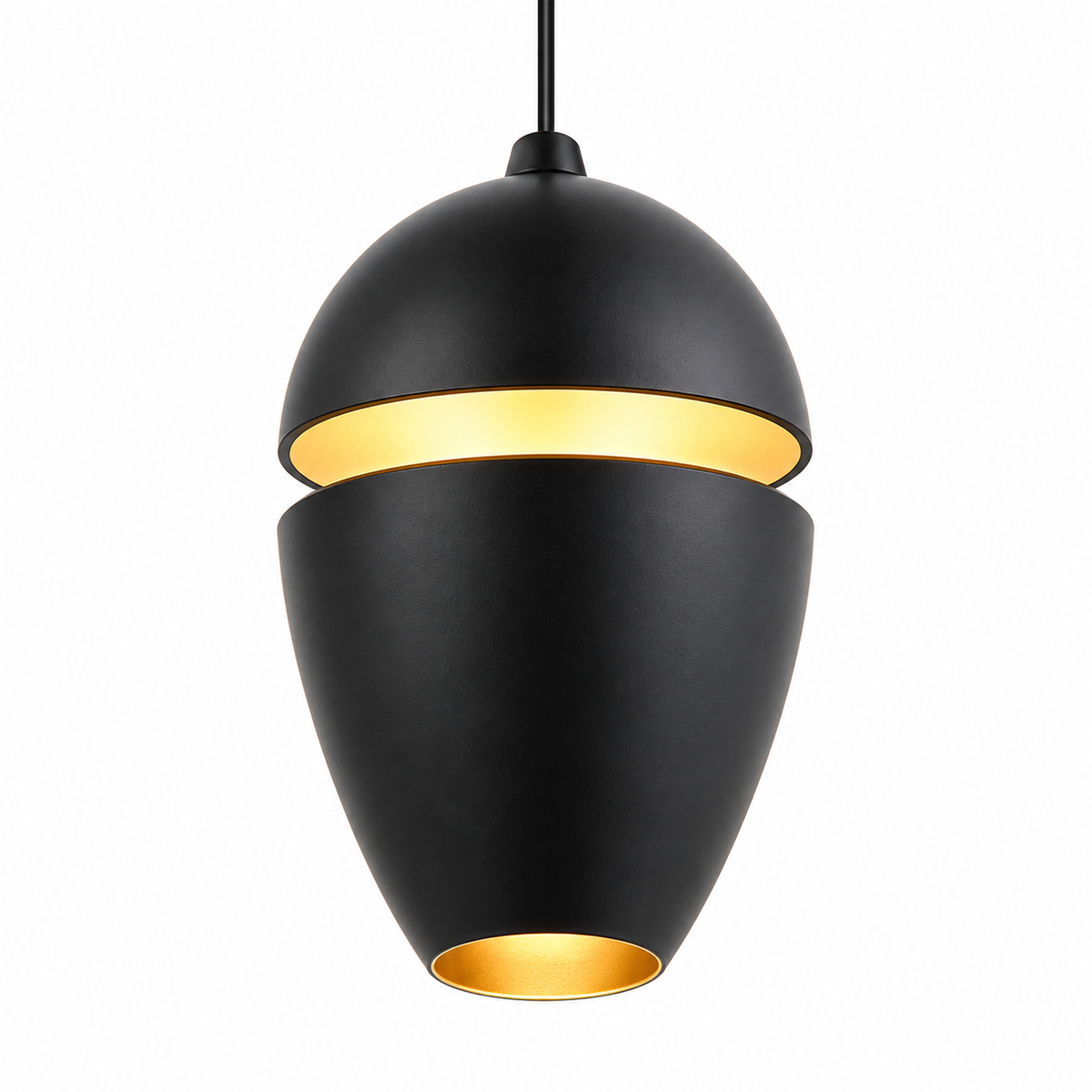 Modern Luxury Creative Minimalist Background Black Led Wall Pendant Lamp - 8940p/l (8w) D105