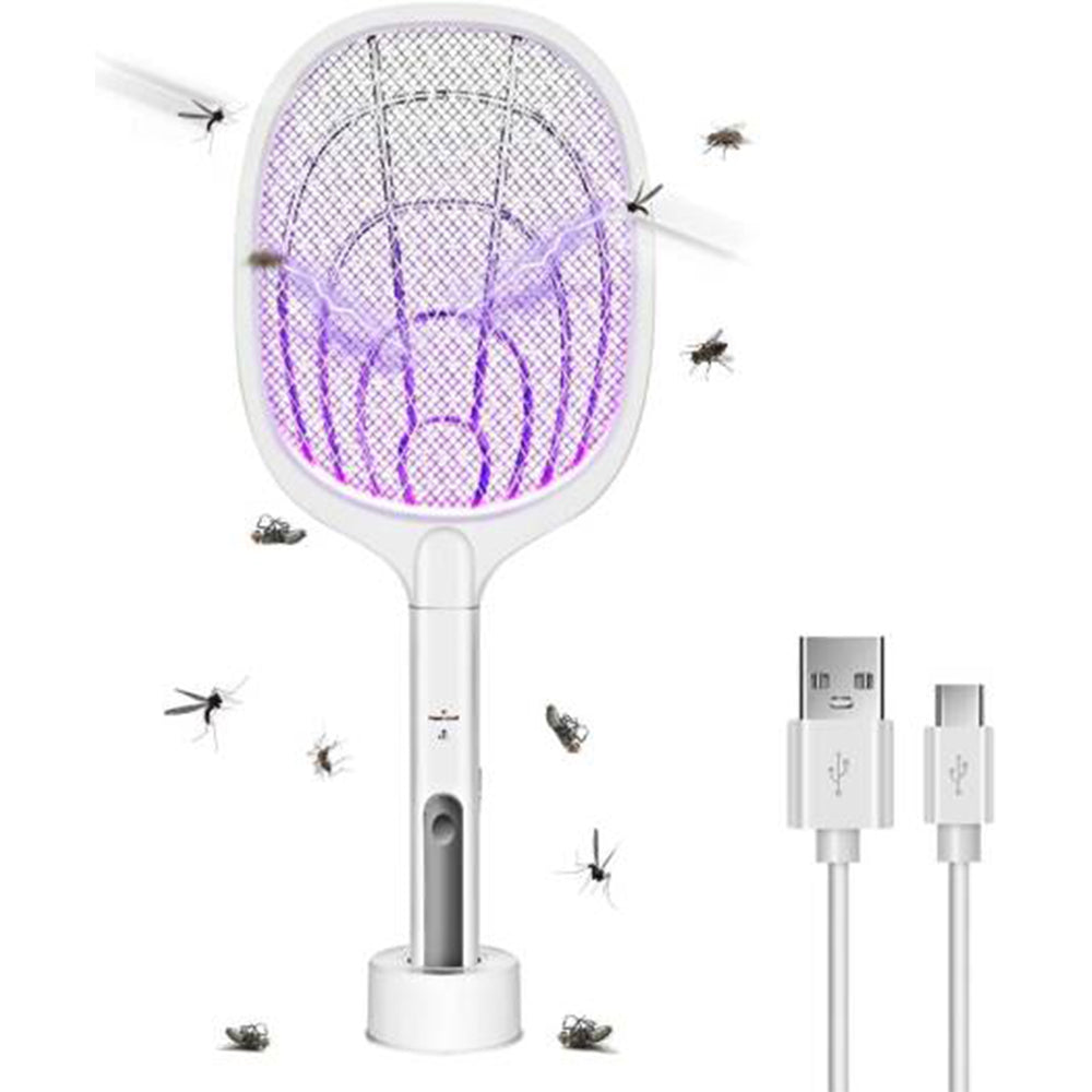 Bug Zapper, Usb Rechargeable Mosquito Killer Racket