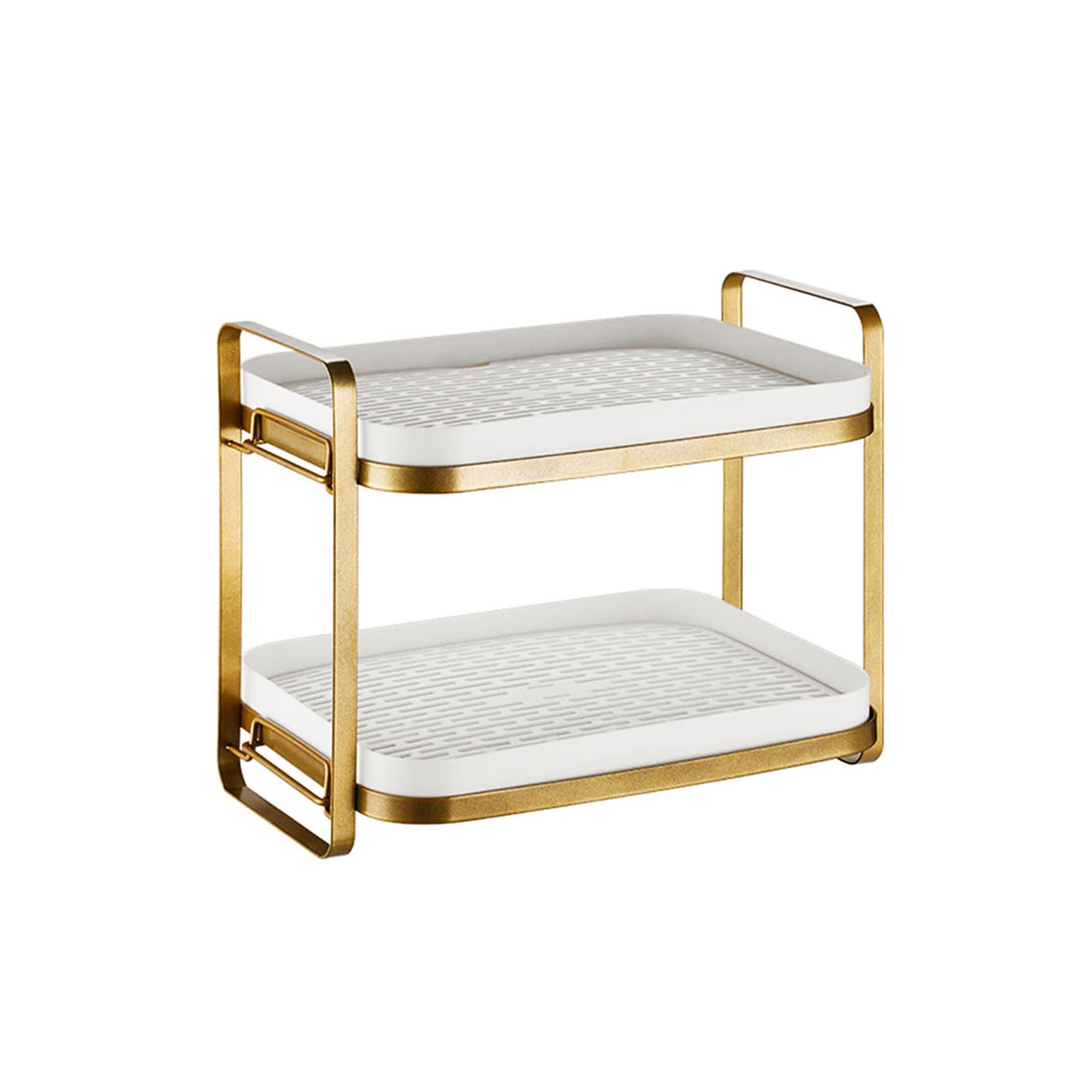 Multi-functional Storage Organizer Rack With Removable Drain Tray