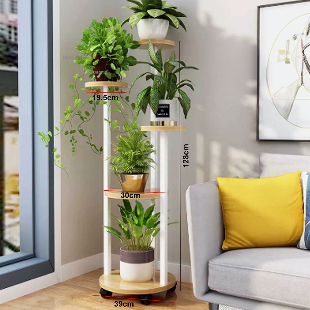 Tiered Flower Pot Stand For Multi-level Floral Display