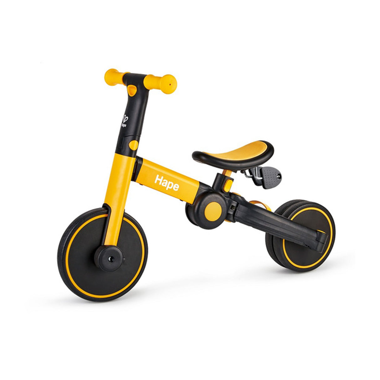 Hape Multi-Use Segway Yellow E8467 3-in-1 Balance Bike & Tricycle