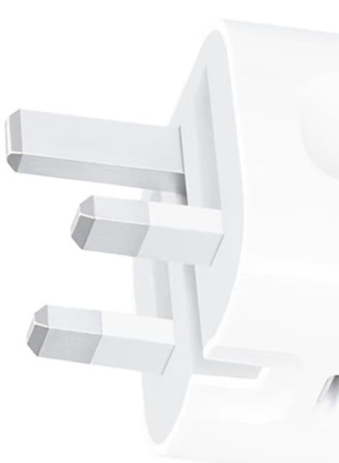 20W USB-C 3-Pin Power Adapter / (Original iPhone Charger) - White
