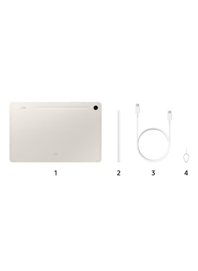 Galaxy Tab S9 Beige 12GB RAM 256GB 5G - Middle East Version