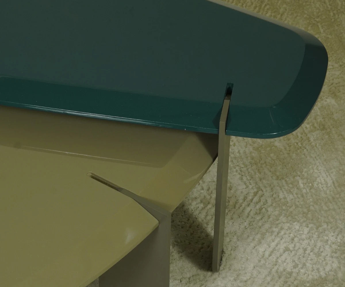 NB002 Modern Geometric Coffee Table Set