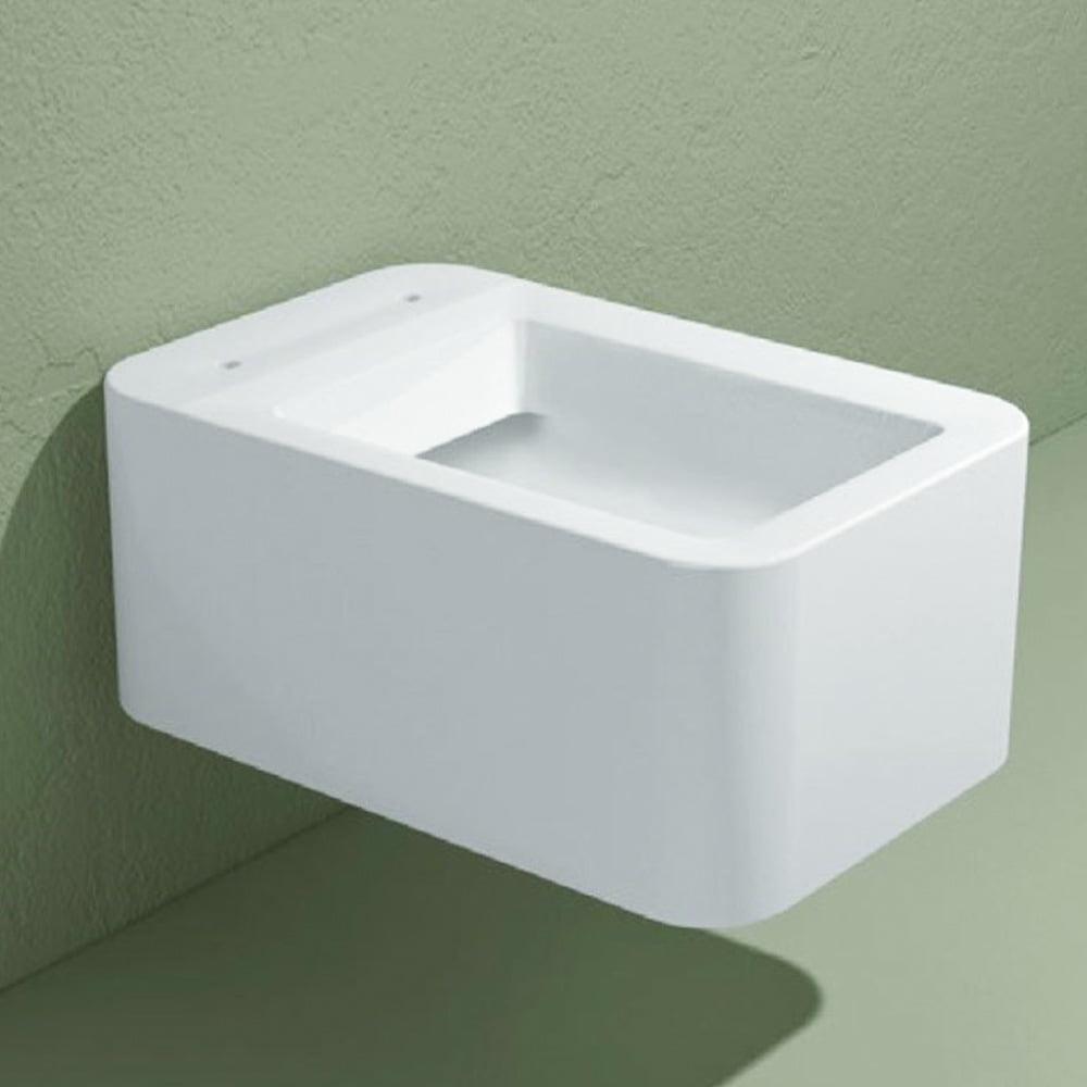 Nile Wall Hung Wc With Go Clean System - Glossy White Nl118g