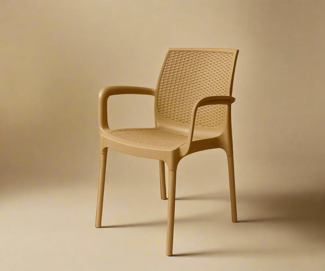 NVS-030-09 Sunset Rattan Armchair – Cappuccino