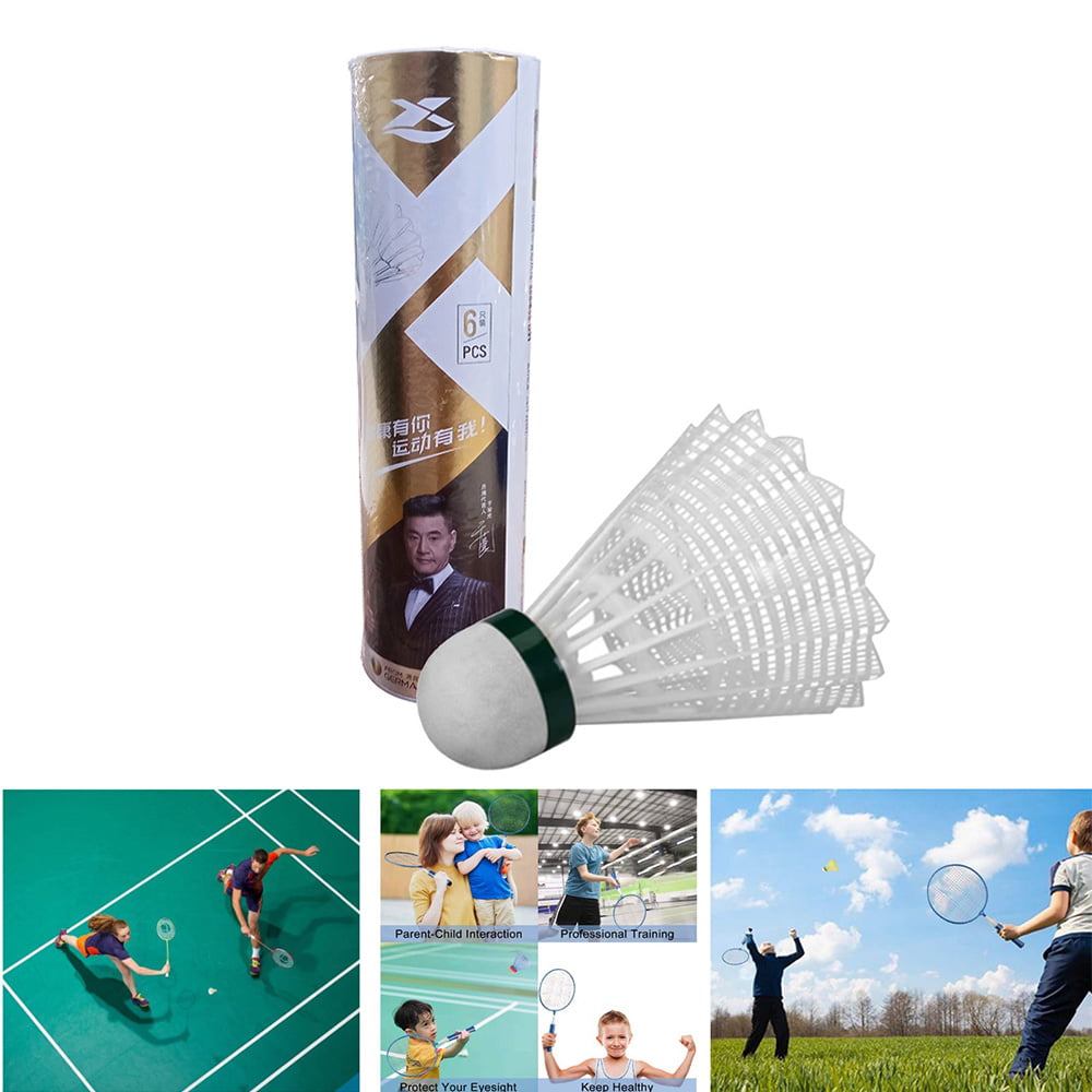 Nylon Shuttlecock - 6pcs