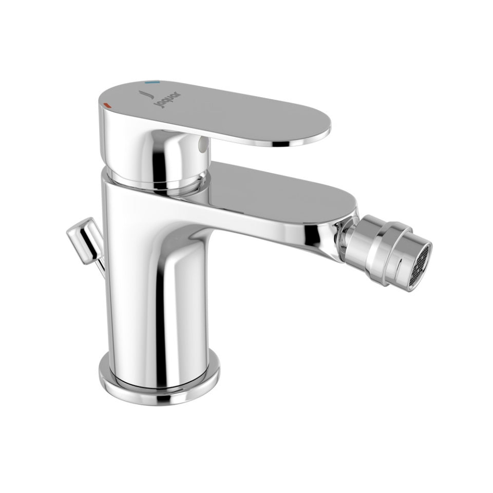 Single Lever Bidet Mixer with Popup Waste - Chrome
