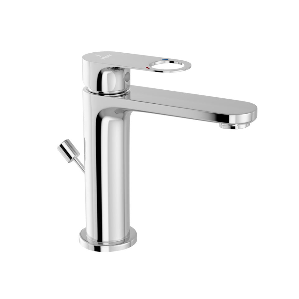 Single Lever Basin Mixer with Popup - Chrome