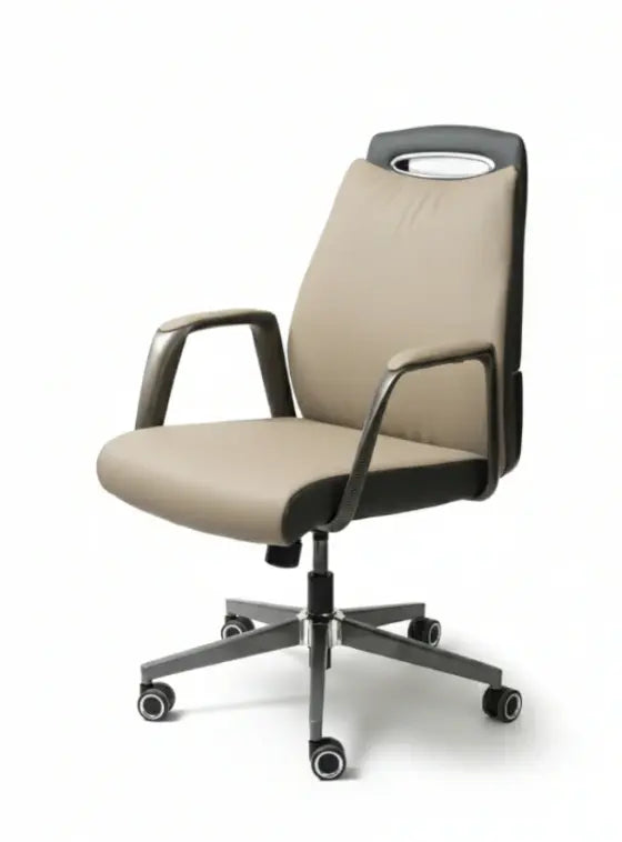 Office Chair B858 GREY (EXE) – Ergonomic Executive Chair for Comfortable Office & Work Use
