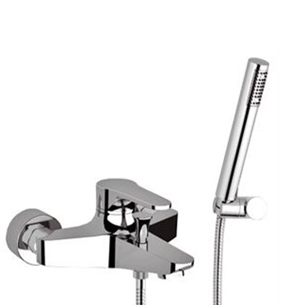 Omega Ext. Bath Mixer With Kit Duplex Chrome