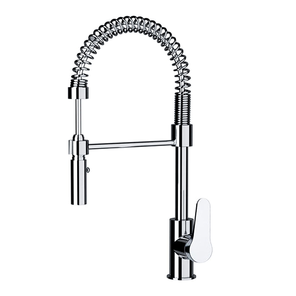 Omega Spring Single-lever Sink Mixer With Detachable And Adjustable Hand Shower - Chrome