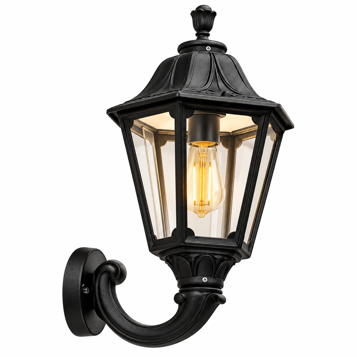 Outdoor Wall Light Black
