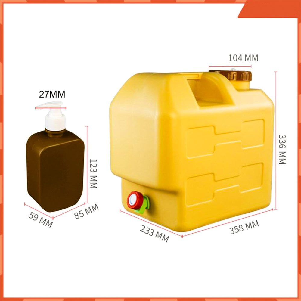 Outdoor Camping Water Tank With Sanitizer