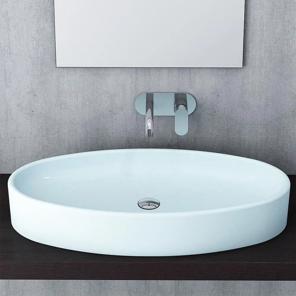 Oval Washbasin Without Tap & overflow BuyonBudget