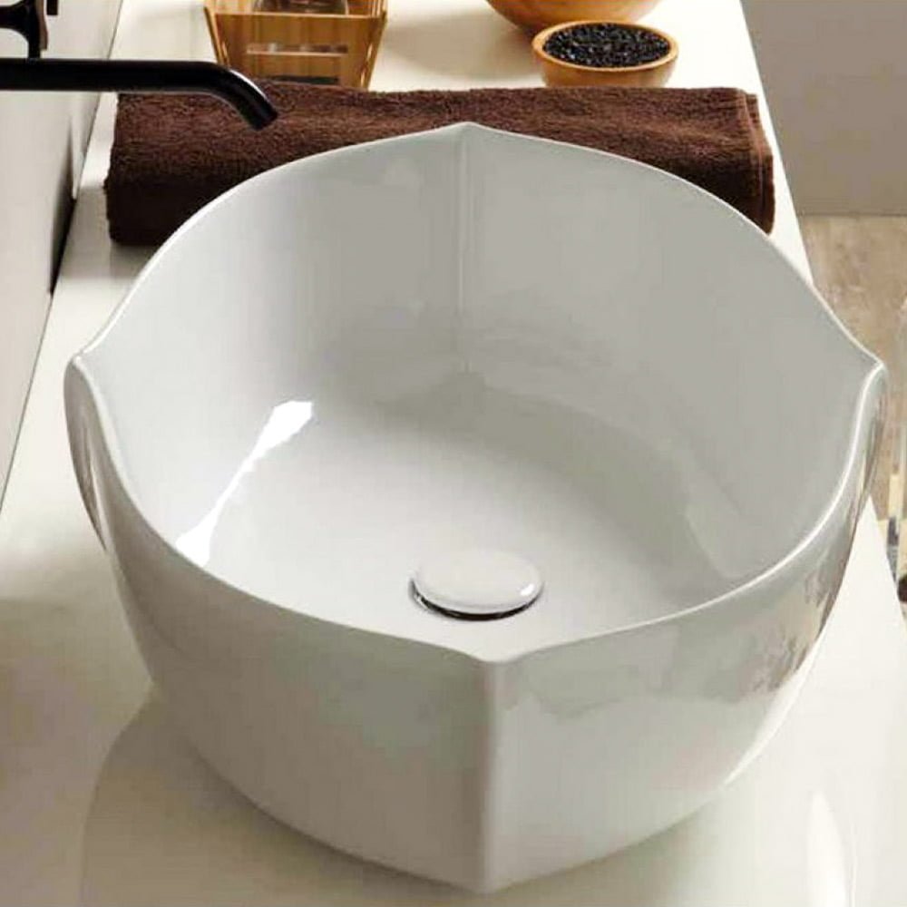 Oyster Wash Basin - White