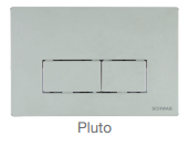 Pluto Chrome Shine Flush Button