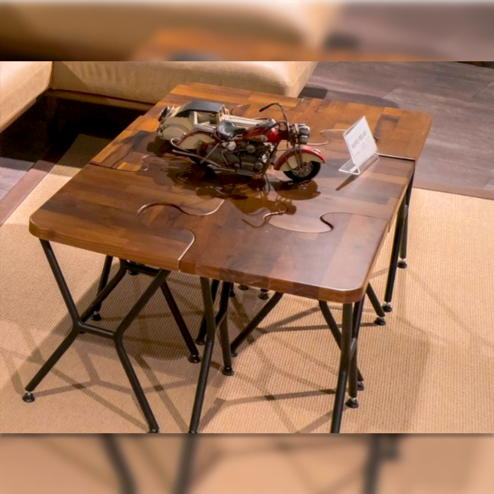 Wooden Puzzle Coffee Table