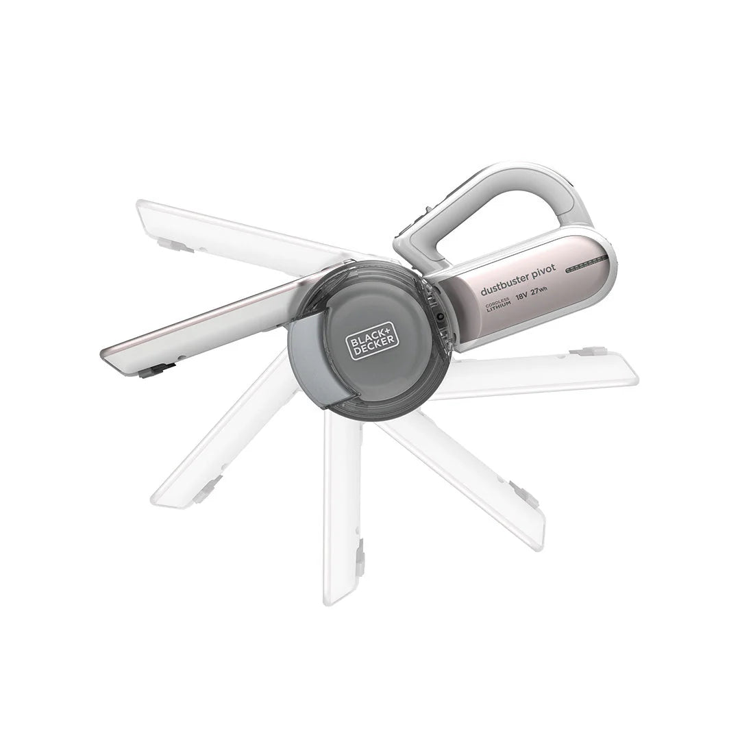 Black+Decker 18V Cordless Pivot Hand Vacuum