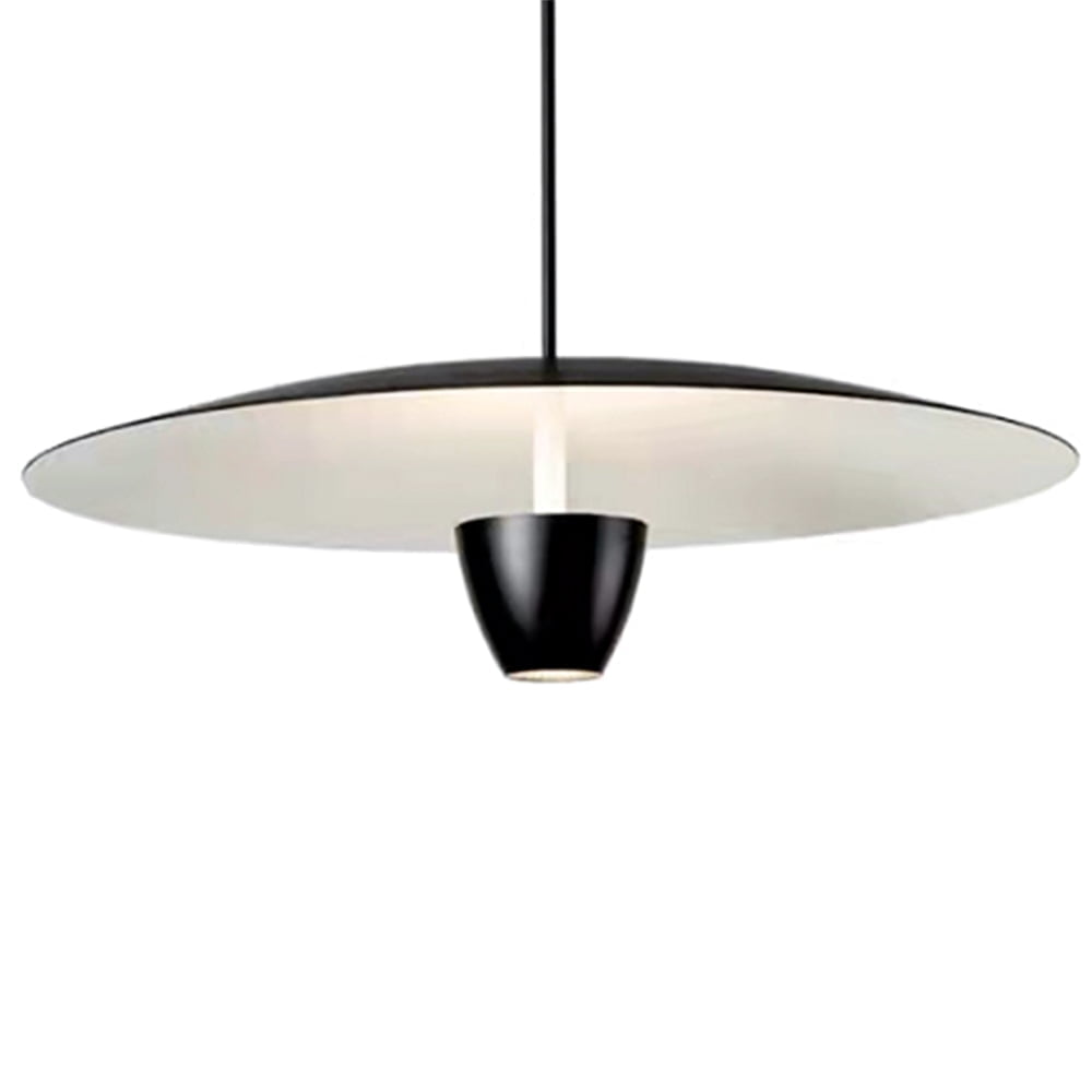 مصباح معلق معدني دائري أسود عصري بتقنية LED - 8937p/300 (8 واط)