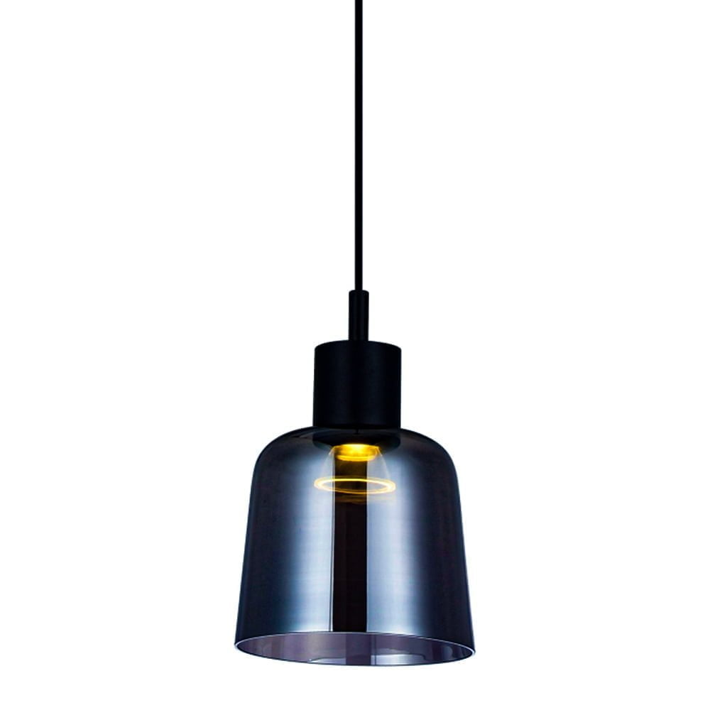 Modern Ceiling Led Black Smoky Pendant Lamp - 8998pa/1 (8w) D160