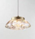 Pendant Lamp - 8829P/1 Amber+Gold LED 1*5W