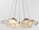 Pendant Lamp - 8829P/7 Amber+Gold LED 7*5W