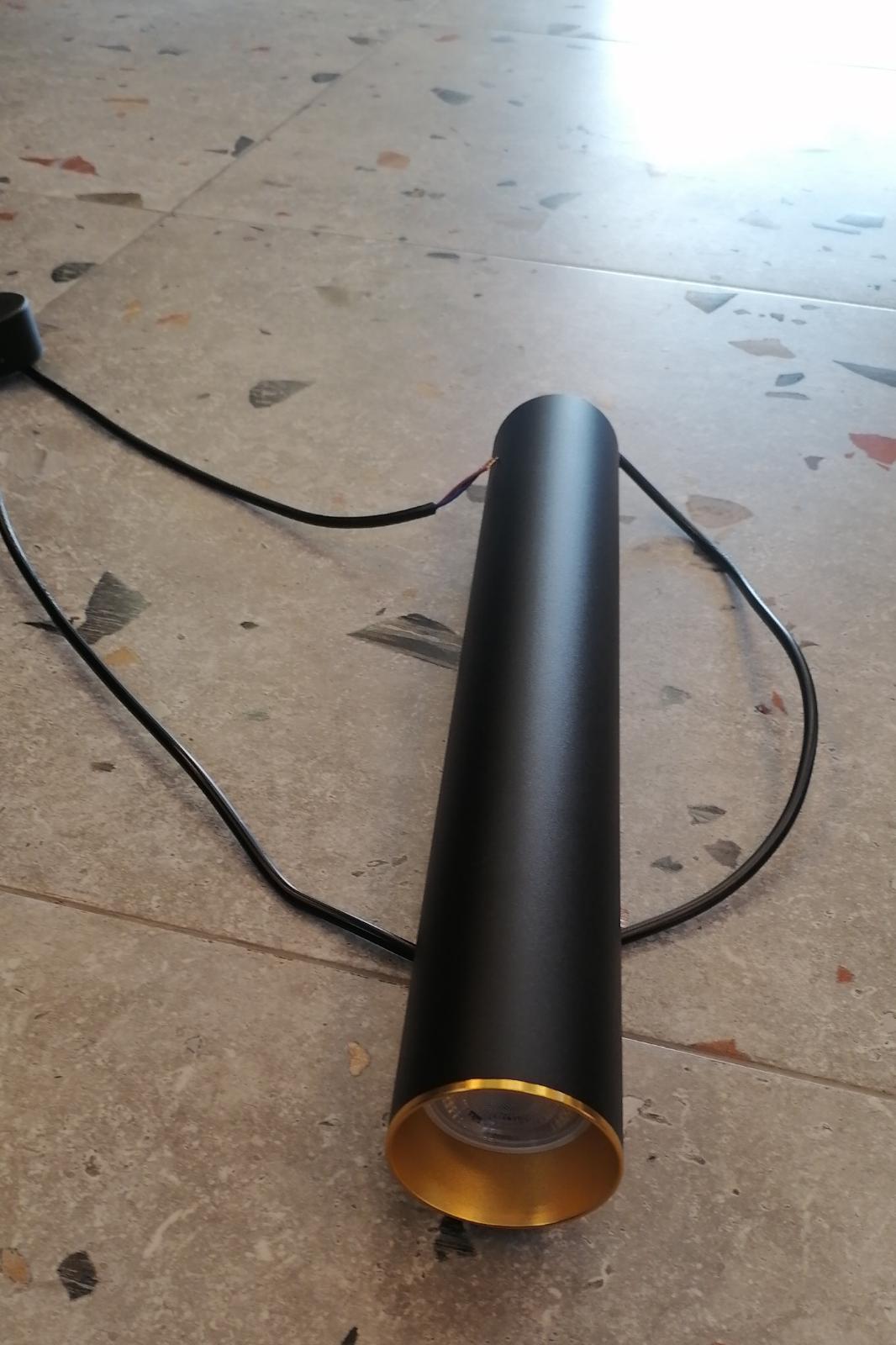 Pendant Lamp FC-DLG640 BK+GLD 400mm