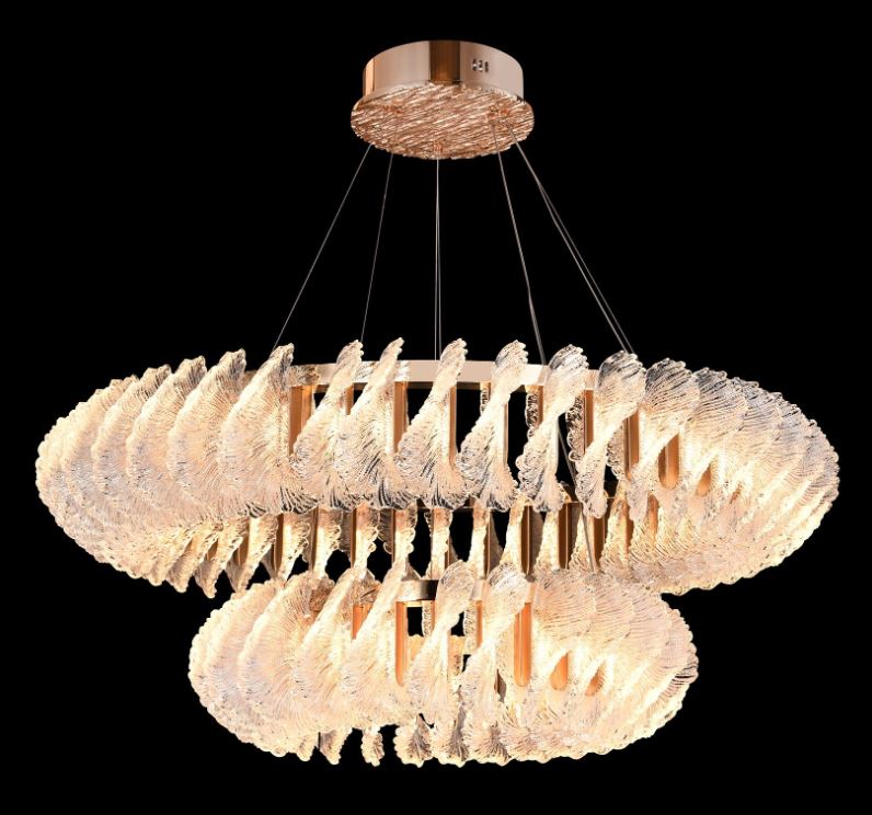 33220 Pendant – 2 Rings D800/D500 Gold (3 Colors)