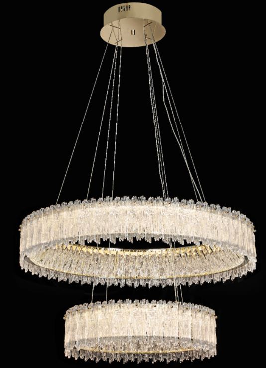 Pendant Light 7033 GD Ø800 H150 K9 Crystal