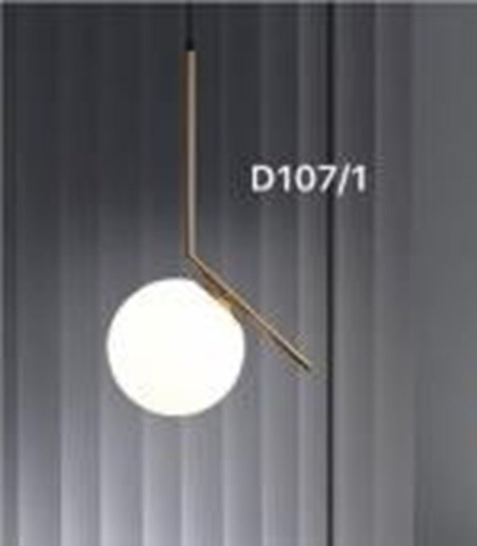 Gold E14 Pendant Light