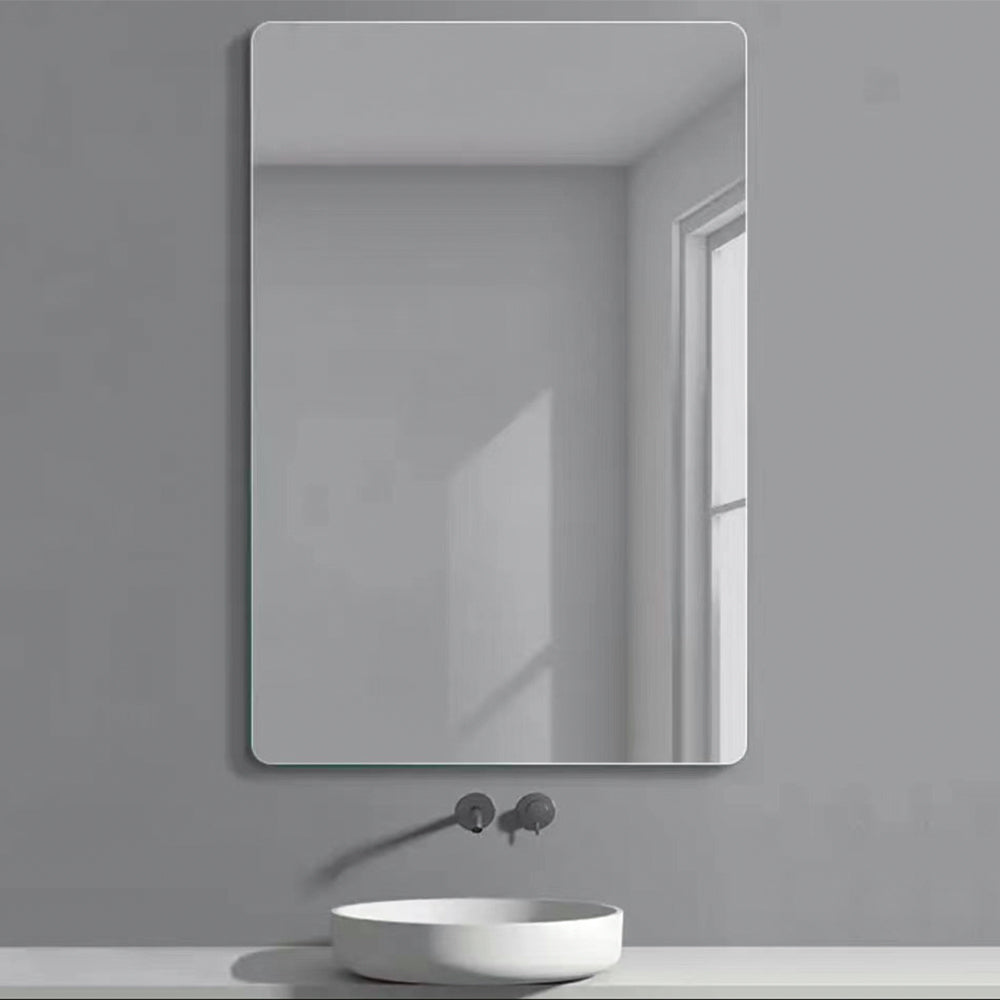 Curved Square Plain Mirror