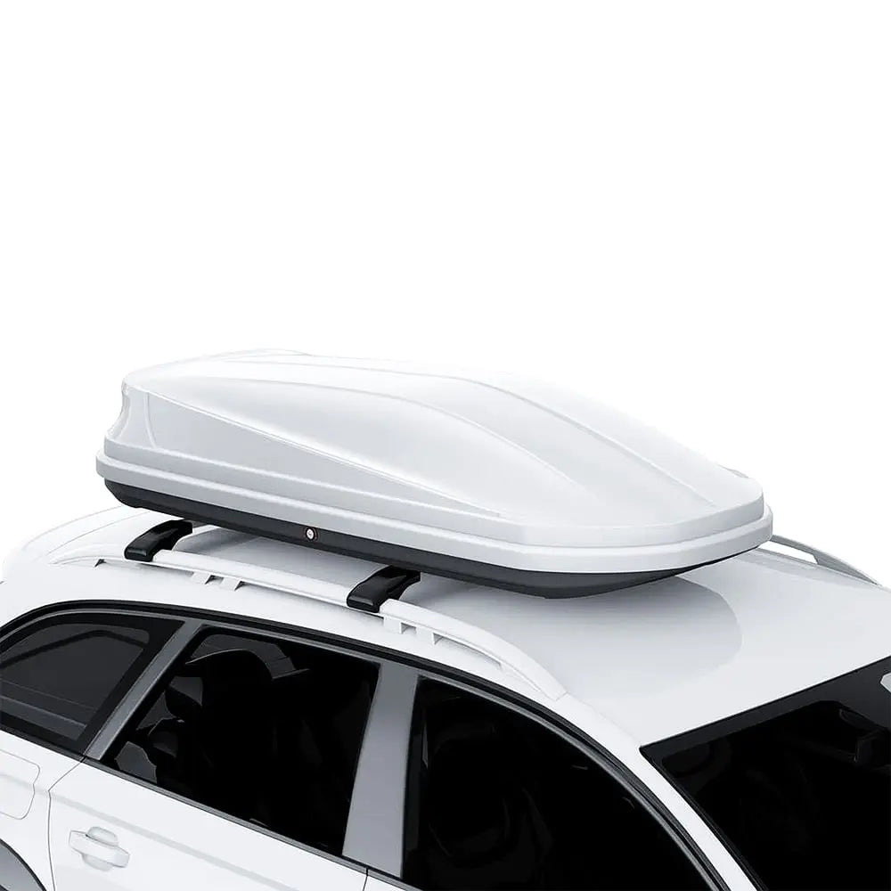 Plastic Car Roof Box (white) Bob Vehicle