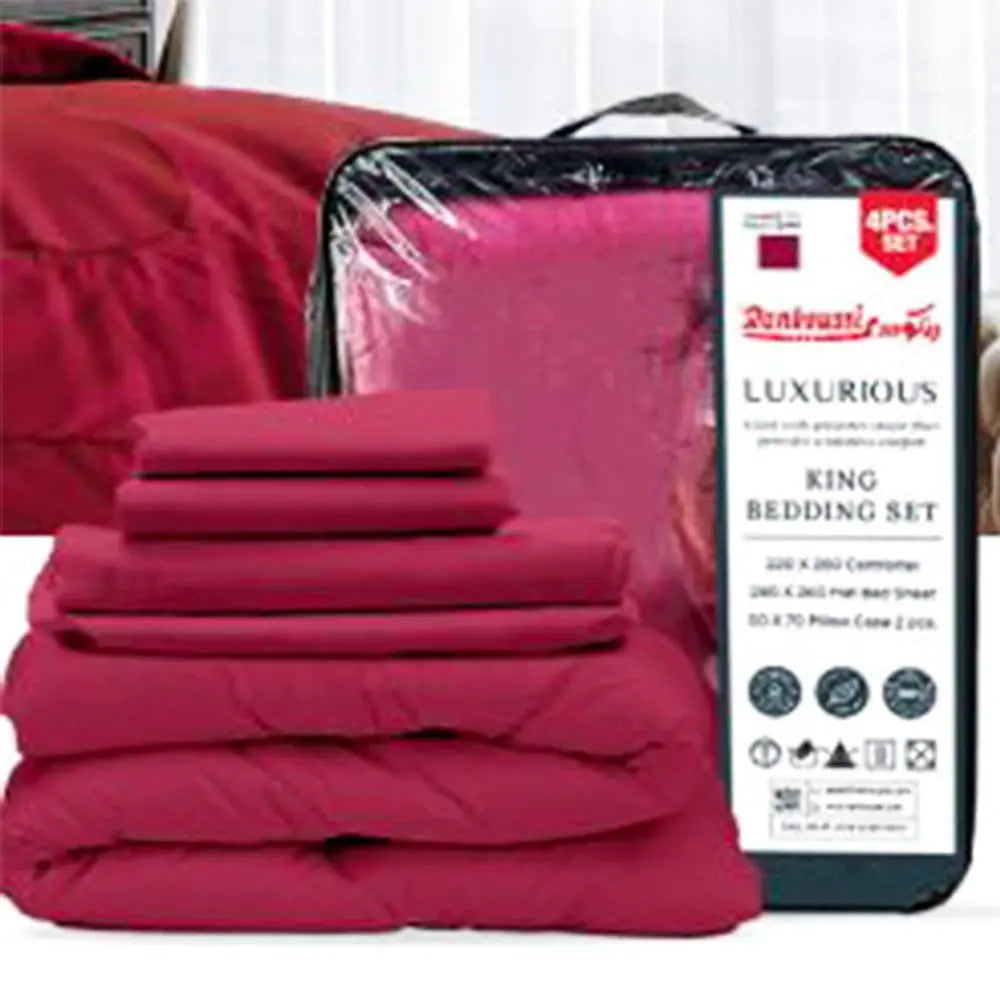 Polycotton Double Bedding Set BoB Furniture