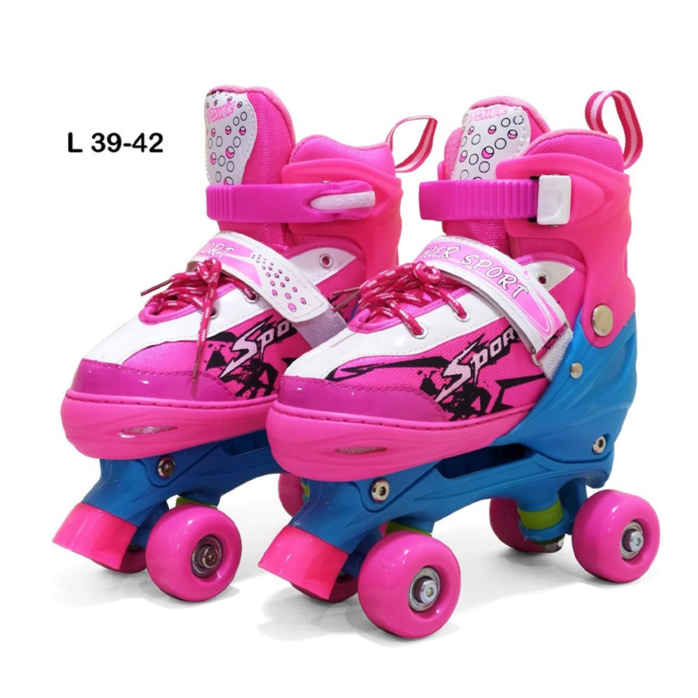 Adjustable Roller Skates For Kids - Pink