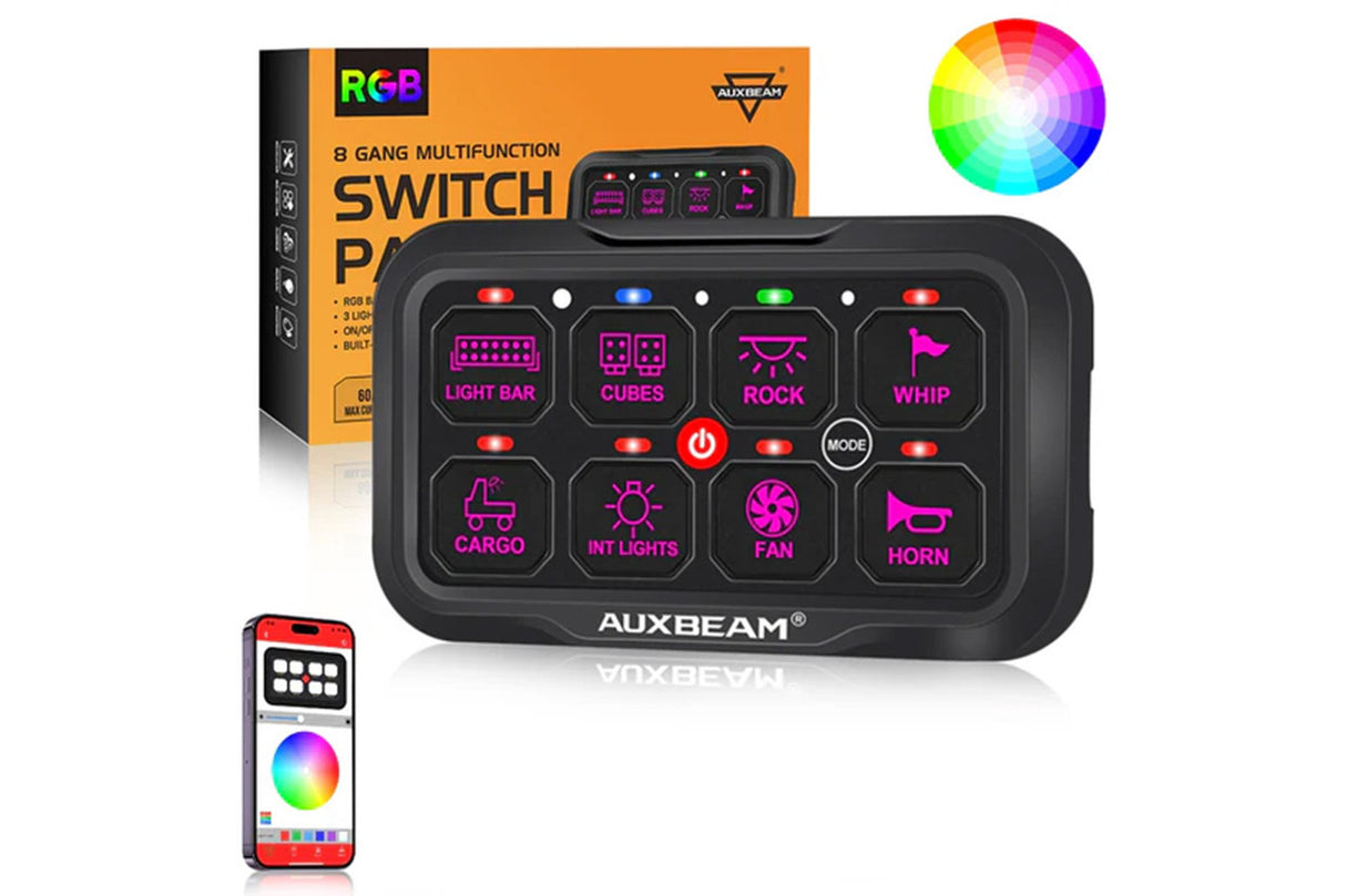 Rgb Switch Panel With Bluetooth Controlled