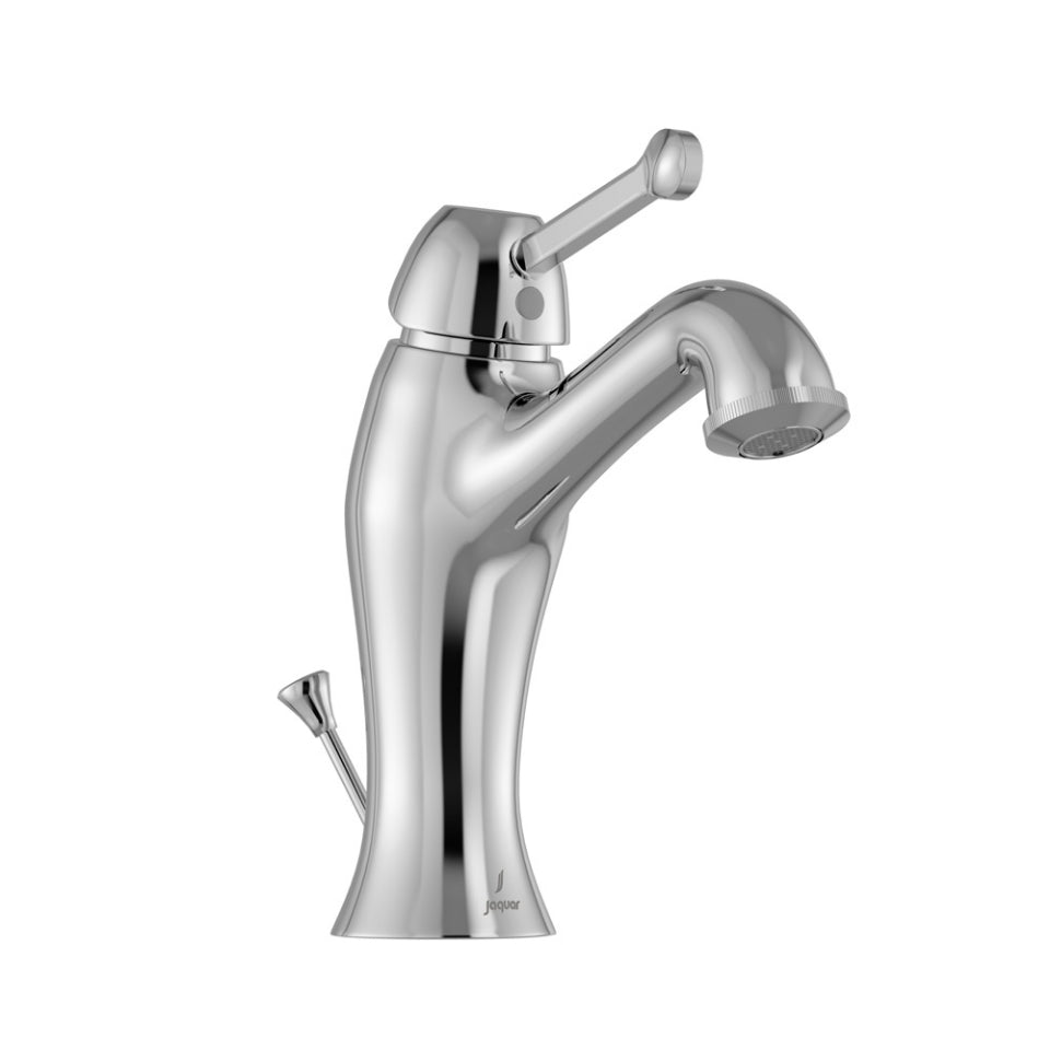 Single Lever Basin Mixer with Popup Waste - Chrome