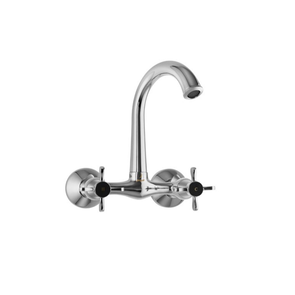 Sink Mixer with Short Swinging Spout - Chrome